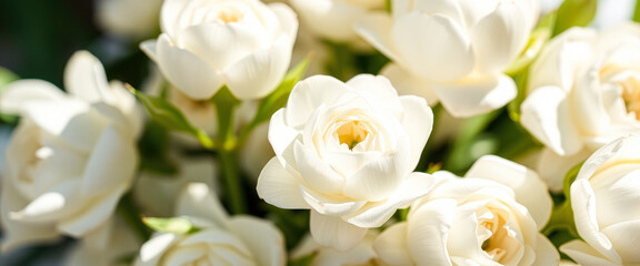 Close-Up of White Flowers