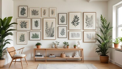 Photo interior modern design room 3d illustration;