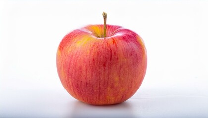 fresh red apple isolated on White background. ai generated