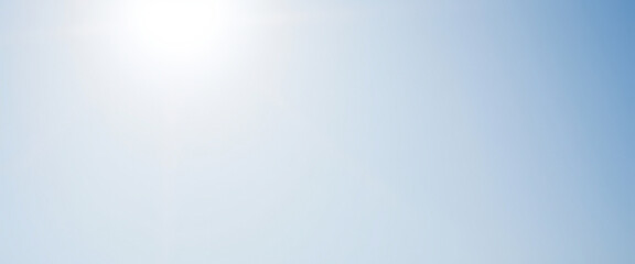 Abstract Blurred Blue Sky Background