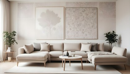 Photo interior modern design room 3d illustration;