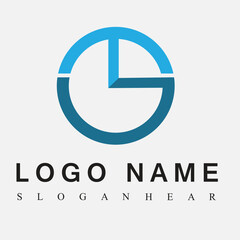 Abstract logo design.  Vector logo template