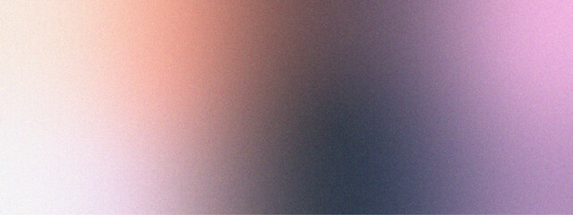Abstract Gradient Blur with Smooth Transition from Dark to Light Maganda and Black Tones. Blue background with a grainy texture fading to white and Dark. Grainy Noise Texture Header Banner Poster 