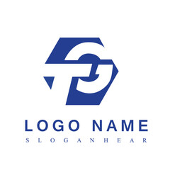 Initial G and T  Letter Logo Design Vector Template. Monogram and Creative Alphabet G and T Letters icon Illustration.