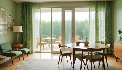 Obraz premium Photo interior modern design room 3d illustration;