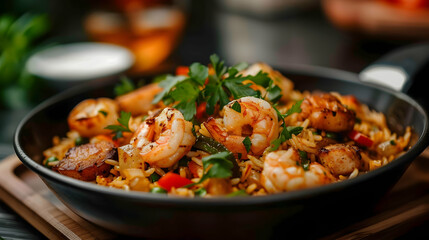 Fototapeta premium Seafood Paella