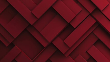 Dark red color elegant simple minimal geometric abstract pattern.