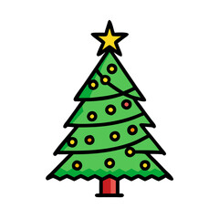 Christmas tree icon