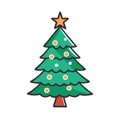 Christmas tree icon