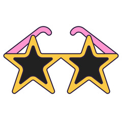 sunglasses line icon