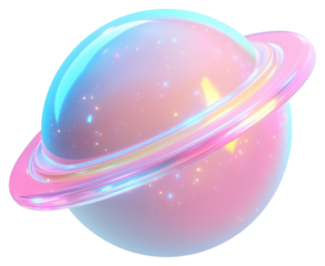 PNG Blazing Comet planet colors space.