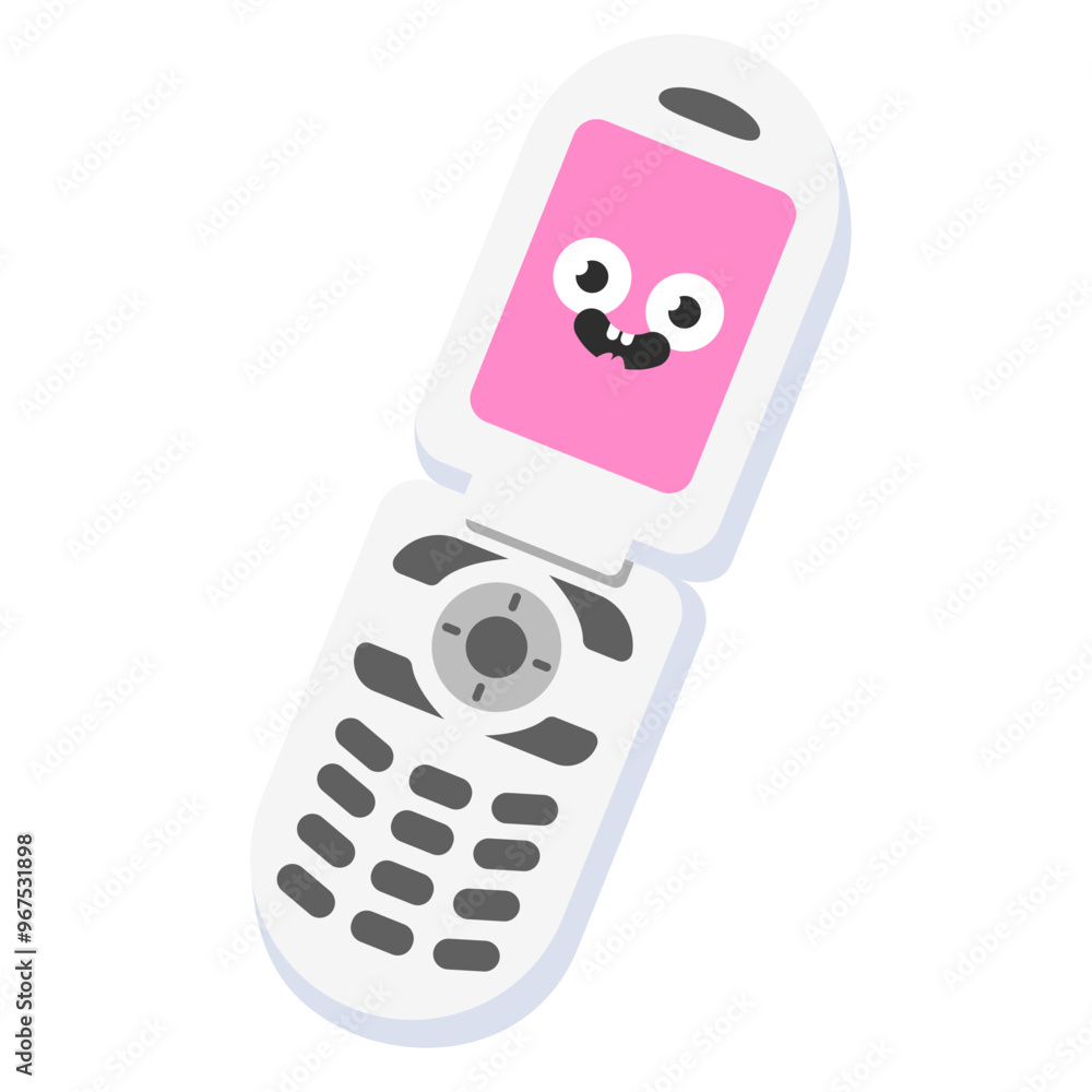 Poster flipphone flat icon