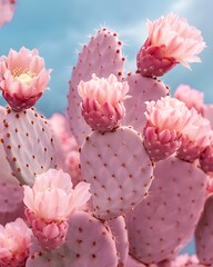  pink cactus background