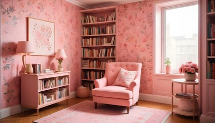 Photo interior modern design room 3d illustration;