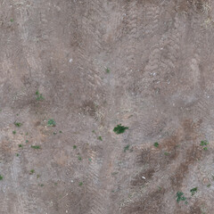 Piso tileable de tierra y pasto