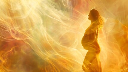 Fototapeta premium Pregnancy Theme, Maternity, Pregnant, Pregnancy, Woman