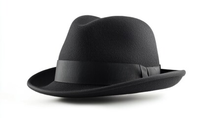 Classic Black Fedora Hat