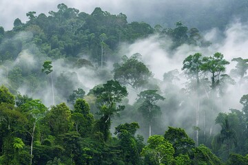 fog in the forest