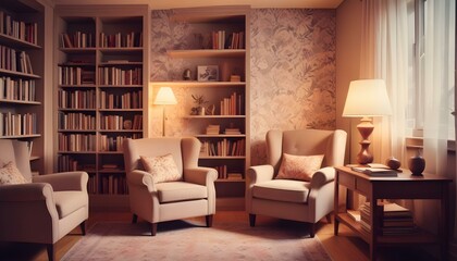 Photo interior modern design room 3d illustration;