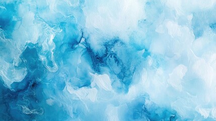 Obraz premium A serene abstract background showcasing fluid blue hues and soft textures, perfect for artistic or calming projects.
