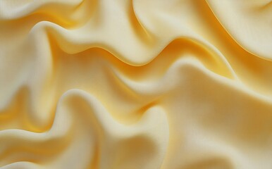 Obraz premium The texture is yellow gold satin, the fabric is white silver, and the background is abstract silk cloth with patterns that blur together beautifully.