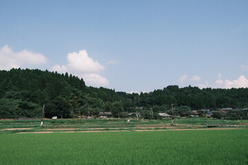 view of the mountains