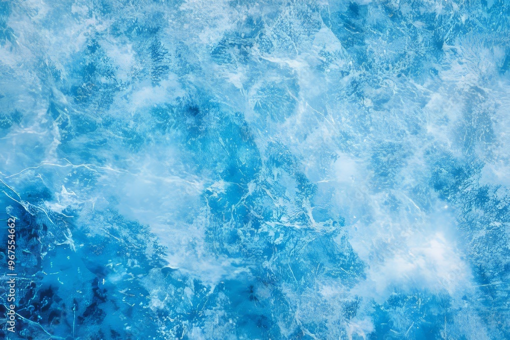 Poster the dominant color is blue with a texture of uneven plastered walls. with patches of roughness and s