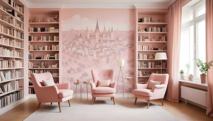 Photo interior modern design room 3d illustration;