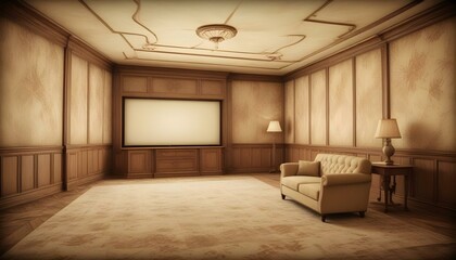 Photo interior modern design room 3d illustration;