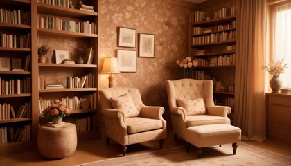 Photo interior modern design room 3d illustration;