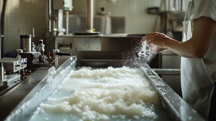 Adding Salt to a Foaming Water Bath