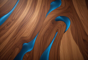 a photo of wooden wallpaper made with generative AI