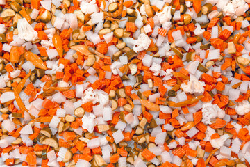 Pattern of Crunchy Assortment Of Mixed Vegetable Pickles