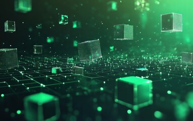 Digital Green Network of Cubes