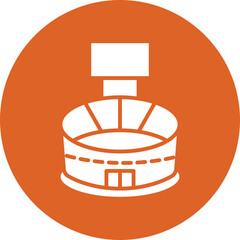 Stadium glyph circle icon