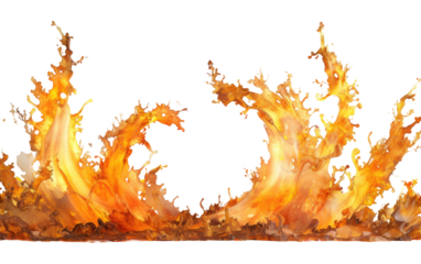 An artistic depiction of a fire background png vector.