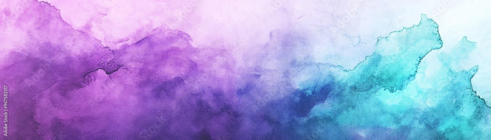 Poster abstract colorful smoke wave in pink and teal, creating a dreamy and ethereal background for design 