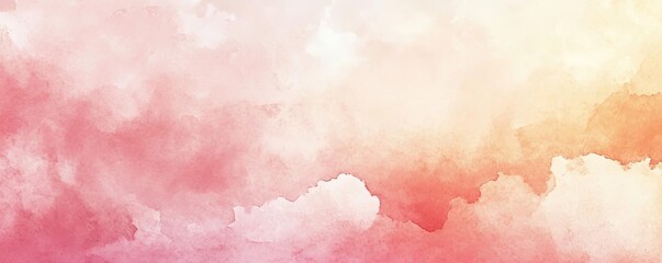 A soft, dreamy texture of pink and orange clouds blending seamlessly, perfect for backgrounds and artistic designs.