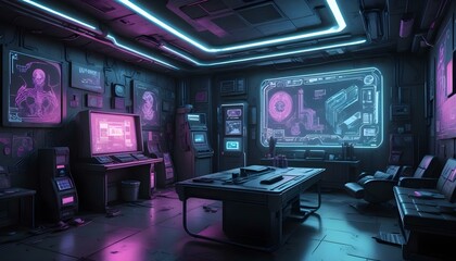 Fototapeta premium Photo interior modern design room 3d illustration;