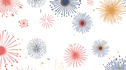  Fireworks Celebration Png Background.