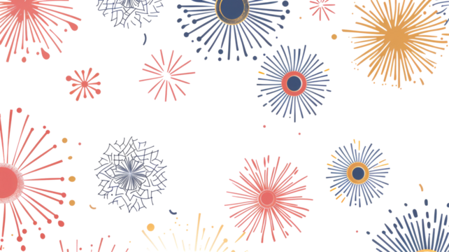  Fireworks Celebration Png Background.