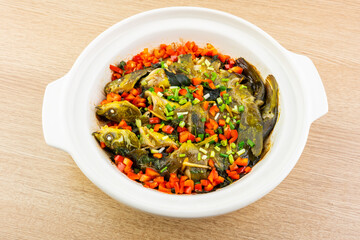 Chinese casserole dish-spicy yellow croaker