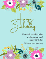 Invitation and best wishes cards
