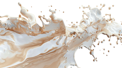 Soft brown liquid splash png background,