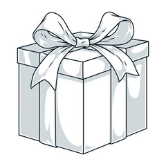 Christmas gift monochrome vintage logotype