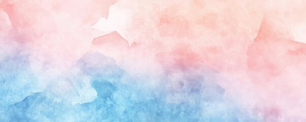 A dreamy blend of soft pastel colors creates a tranquil watercolor background perfect for creative projects and designs.