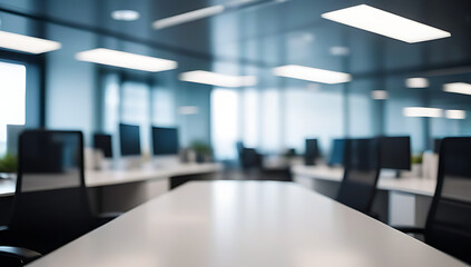 abstract office interior blurred defocused effect ideal use business backdrop