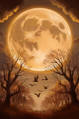 Embrace the Magic of Fall Nights with Harvest Moon