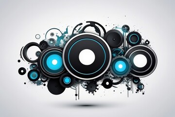 Obraz premium technology background