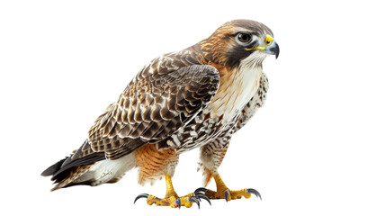 Fototapeta premium Aggressive Bird of Prey (Hawk) Character Png.